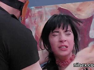 nasty cutie gets taken to butt hole nuthouse for awkward bdsm therapy