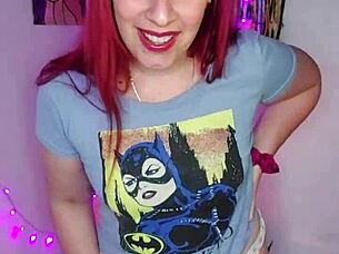 My husband cuckold obeys his redhead queen in this amateur session