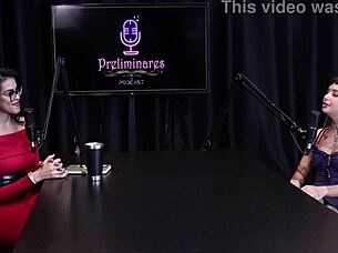 Best Moments Of Annie Clementine In Preliminares Podcast With Bia Hot - Part 3.