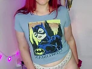 My husband cuckold obeys his redhead queen in this amateur session