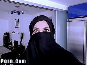 arab milf searches for a big cock, overcoming her shyness in intimate encounters