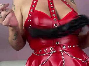 in this femdom fantasy, you're my chastity slut getting jerk off instructions from mommy