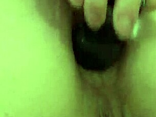 brunette with juicy ass sucks dildo masturbates and doggystyle fucks anal to orgasm