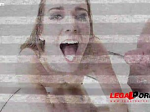 Watch Alexis Crystal get reamed by two cocks?