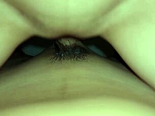 She feels so young at 18 during her first time with a big cock, getting cum covered in homemade sex