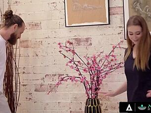 Laney Grey rides big cock.