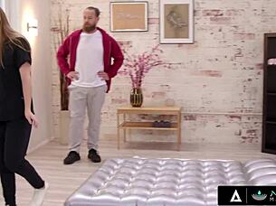 Laney Grey rides big cock.