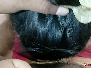 I discovered Karol Smith naked in the living room, her petite body so tempting.