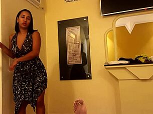 Leyne Rodriguez's Stepmom Pounds Stepson in Shared Bed with Intense Doggystyle