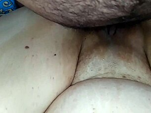 wife enjoys intimate rear moment with long partner