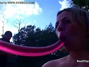 Watch these five british milfs get naughty with rimjobs and toys on holiday!