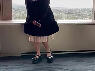 人生初遠隔バイブデート ぐちょぐちょに濡れて我慢できず健全デート中断