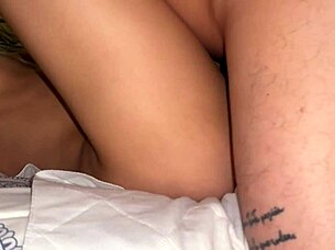 A Latina couple engages in real amateur sex with POV anal and double penetration