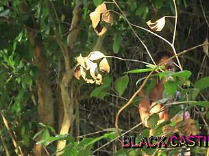 Watch the lucky farmer fuck this petite teen to orgasm!