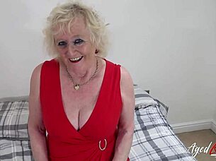 Hot Granny Claire Knight Enjoys Big Dick Sucking and Licking