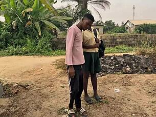 Nigerian Schoolgirl Taken In Jungle Fuck