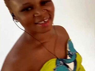 i'm the submissive ebony teen getting finger fucked by a busty milf in our rough lesbian hookup