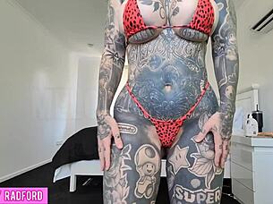 cheeky milf mommy tries on bikinis in haul