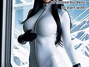 ski resort weekend part 3 leather sex in car 😈 big tits exposed