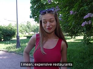 Park Casting Turns Into Intense Fuck With Cute Blondie