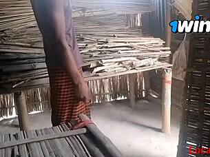 watch village wife bent over for outdoor anal