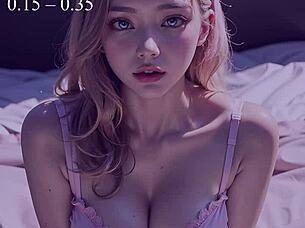 babe sucks and swallows cum in wet fetish session 😋