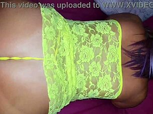 Slide yellow panties and refuel housewife pussy