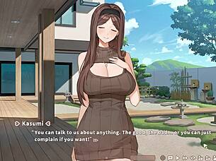 Hot boss brings me to spooky house for monster cock harem action