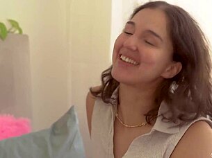 Charlie Forde's wet pussy licked in moaning cunnilingus with big tits