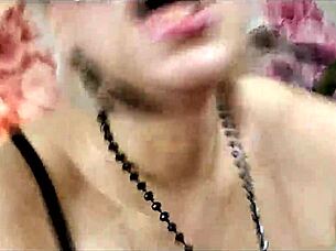 Aimee, hot milf, enjoys big cock blowjob with mother-in-law and wife in private compilation