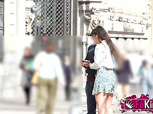 spanish tourist nuria hunts for random street hookups.