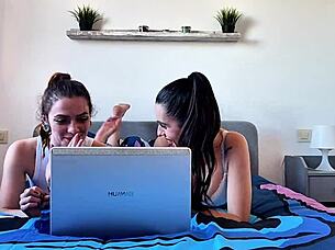 Briseida Myers and Malafalda taste each other's sweet pussies.