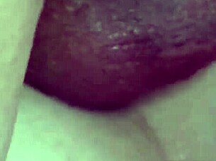 Oh, he fills my ass with hot piss in this close-up view!