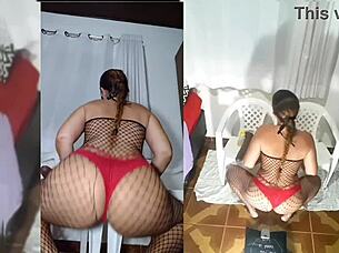 Bitch Playing Hot With Big Dildo, 38x6 Bodysuit, And Red Panties Full Video On Xvideo Red