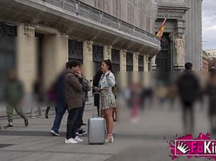 spanish tourist nuria hunts for random street hookups.