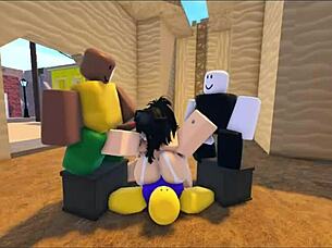 i watch zaki getting banged in this roblox group fucking scene
