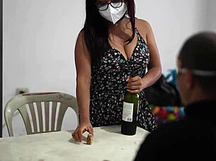 Electrical engineer fucks housewife intensely in doggystyle with monster cock