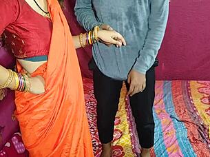 i'm your cute saree bhabhi, devar, fuck my big ass hard after that ice massage