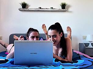 Briseida Myers and Malafalda taste each other's sweet pussies.