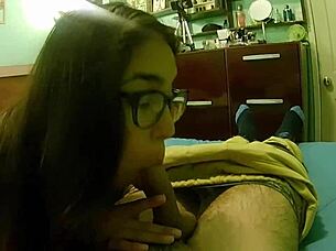 Passionate Sex with Petite Latina Teen in POV