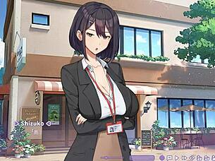 Hot boss brings me to spooky house for monster cock harem action