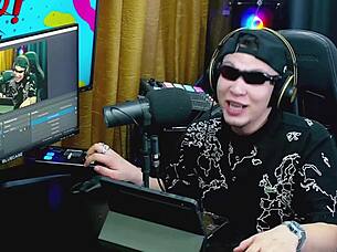 Nympho Viamms Rates Ruan's Huge Cock And Loves It!