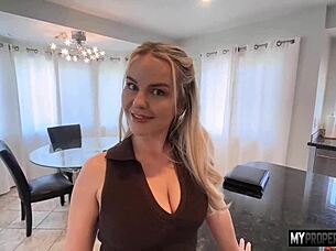 Is this realtor slimthick vic flirting hard at work or engaging in blowjob and sex?