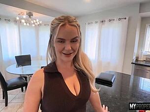 Is this realtor slimthick vic flirting hard at work or engaging in blowjob and sex?