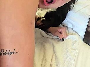 Kalena Mitrak Bent Over With Tan Lines For Wild Exhibitionist Sex!