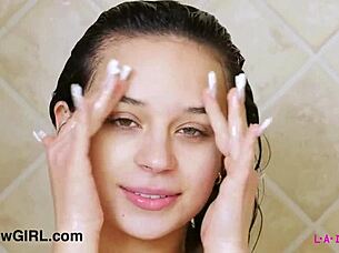 I watch this young couple's homemade blowjob and pussy creampie with monster cock in doggystyle