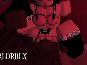 That snowbunny's pussy gets wrecked by a big black cock in the sauna.