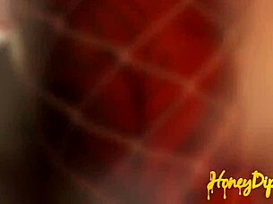 the little black dress clings to her ass during creampie doggystyle