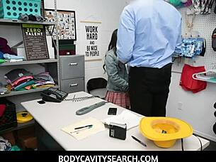 Petite Teen Thief Caught And Fucked By Bbc Guard