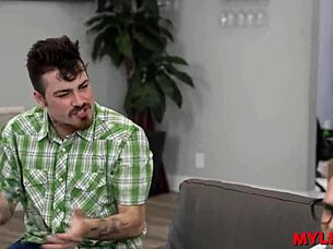 she asks, 'ready for a hardcore foursome with my ex college mates?'